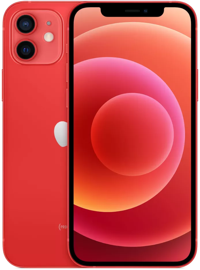 Смартфон iPhone 12, 256 Гб, красный, Dual SIM (nanoSIM+eSIM)